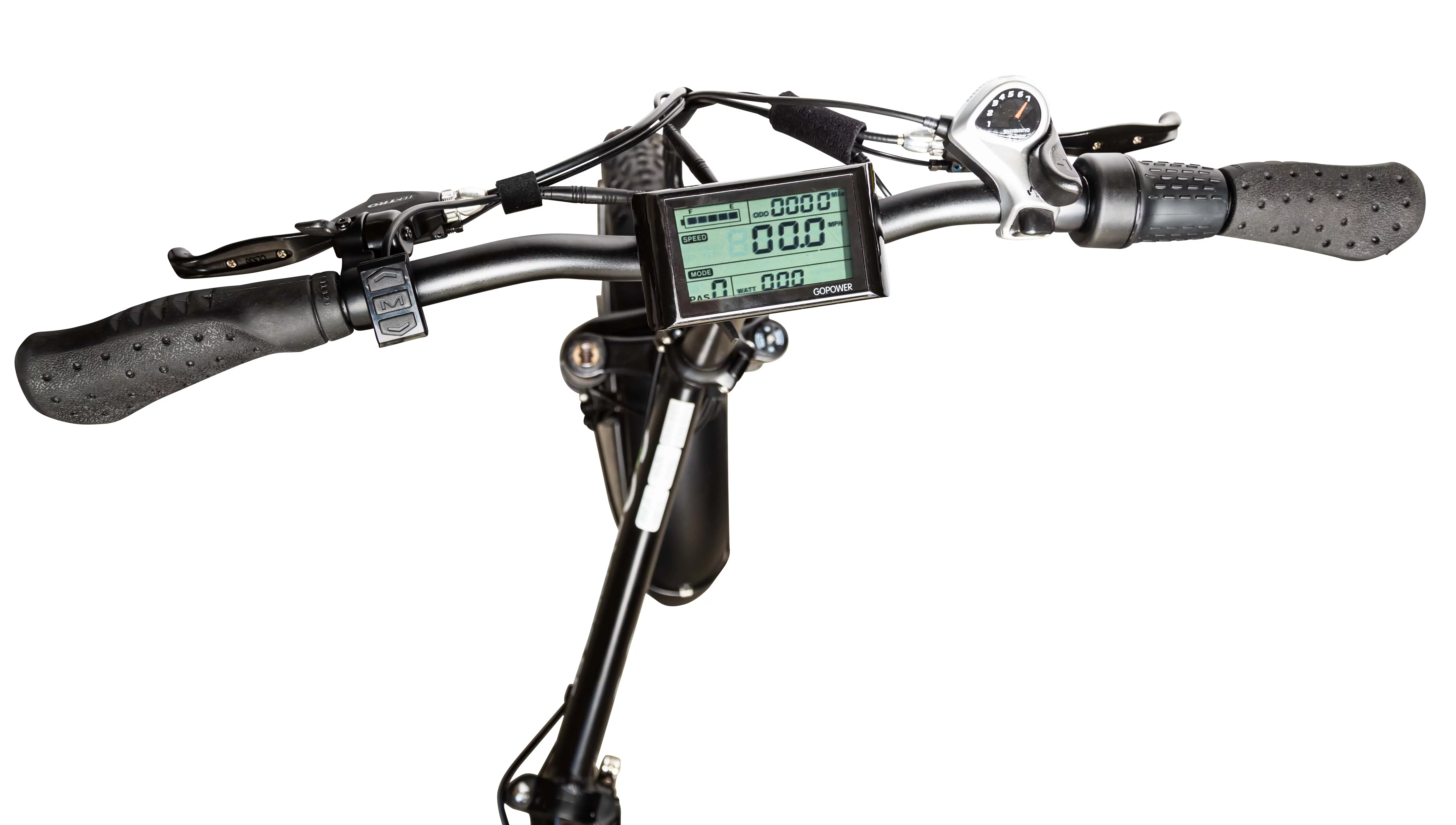 GoPowerBike GoExpress 750W Foldable Electric Bicycle with All-Terrain Fat Tires and 48V 10AH Lithium-Ion Battery (B404BLK)