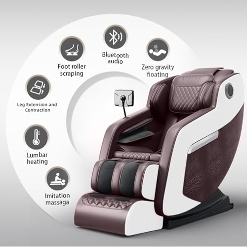 Massage Chair Full Body, Zero Gravity Massage Recliner Chairs with Hip Heat, Foot Massage and Air Massage System for Touch Screen Controller