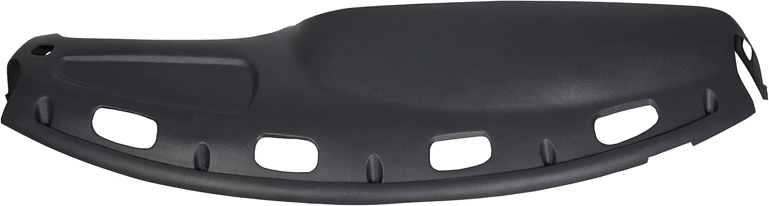 ECOTRIC Front Dash Pad Cover Overlay Dashboard Cap Compatible with 1998-2001 Dodge Ram Trucks Gray Molded Dash Bezel Protector