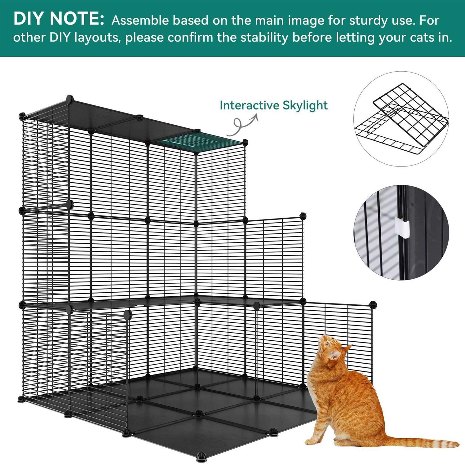 YITAHOME 4 Tier Cat Hammock Cat Enclosure - Pet Supplies online store