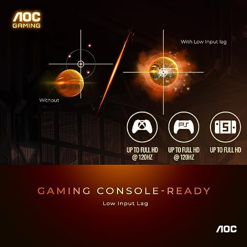 AOC C27G2Z 27" Curved Frameless Ultra-Fast Gaming Monitor, FHD 1080p, 0.5ms 240Hz, FreeSync, 2x HDMI 2.0, 1x Display Port, Height Adjustable