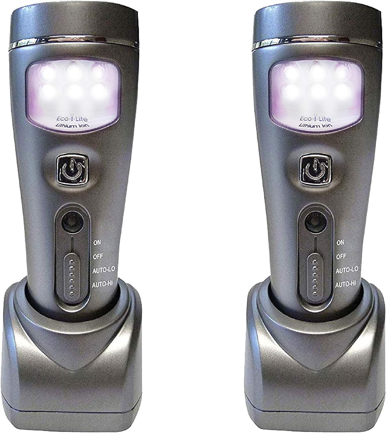 Capstone Lighting 4-in-1 Eco-I-Lite, 6 Pack &ndash; Emergency Flashlights, Night Light, Power Failure Light and Work Light &ndash