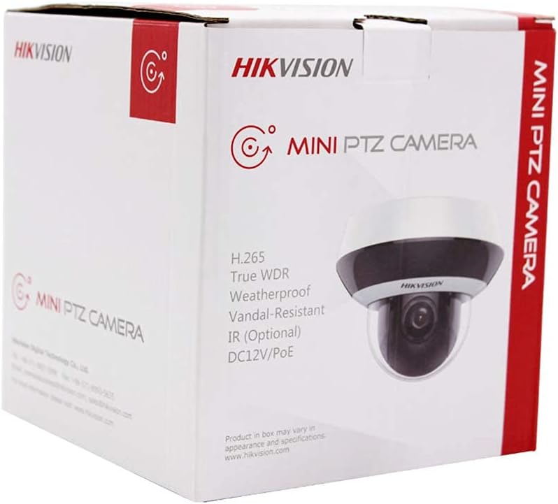 Hikvision PTZ Camera DS-2DE2A404IW-DE3 2.8-12MM Lens 4MP IR 20m Network Dome Camera 4× Optical Zoom 16× Digital Zoom IK10 IP66 Original English