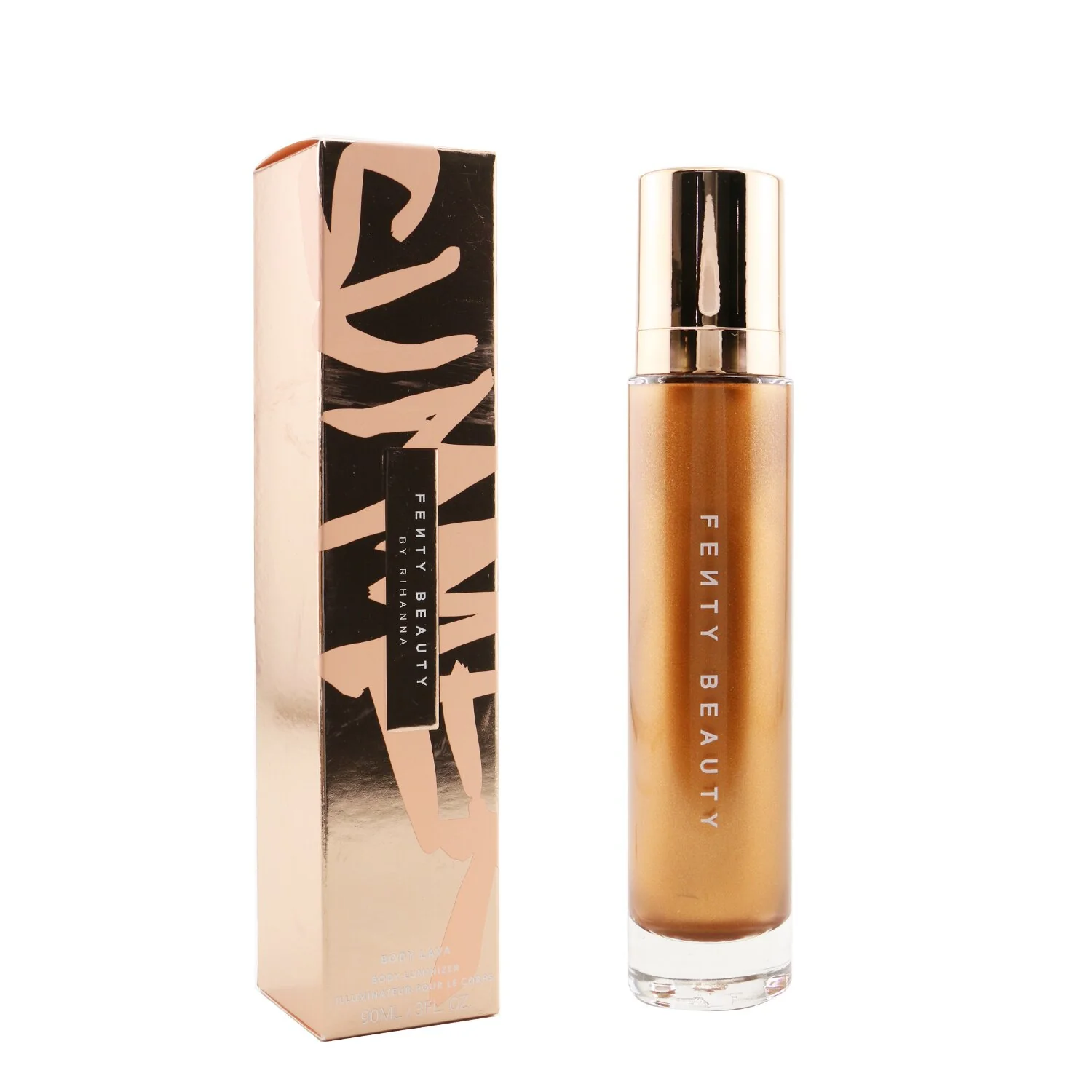 Fenty Beauty by Rihanna Body Lava Body Luminizer - # Brown Sugar (Glistening Bronze) 90ml/3oz