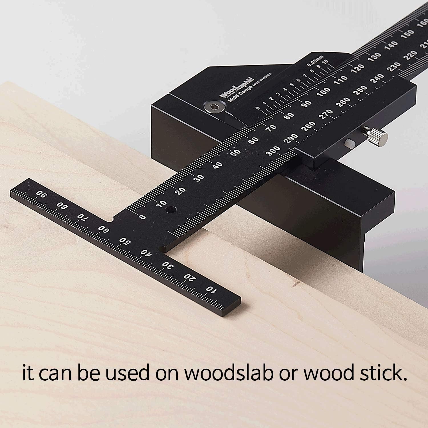 Woodraphic Professional Dual Function Scriber Gauge for Measuring and Marking