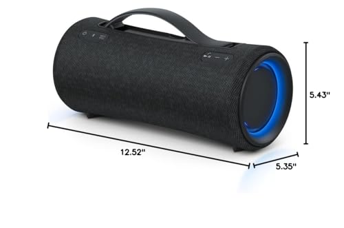 Sony SRS-XG300 X-Series Wireless Portable-Bluetooth Party-Speaker IP67 Waterproof and Dustproof with 25 Hour-Battery and Retractable Handle