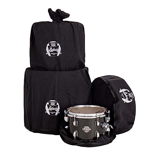 Ludwig Breakbeats By Questlove 4-piece Shell Pack with Snare Drum - Black Sparkle