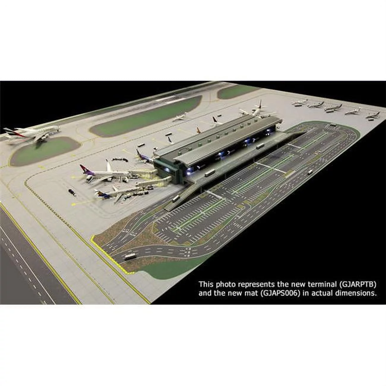 Gemini Jets 1-400 Terminal Set Airport Airside - Land Side 1-400