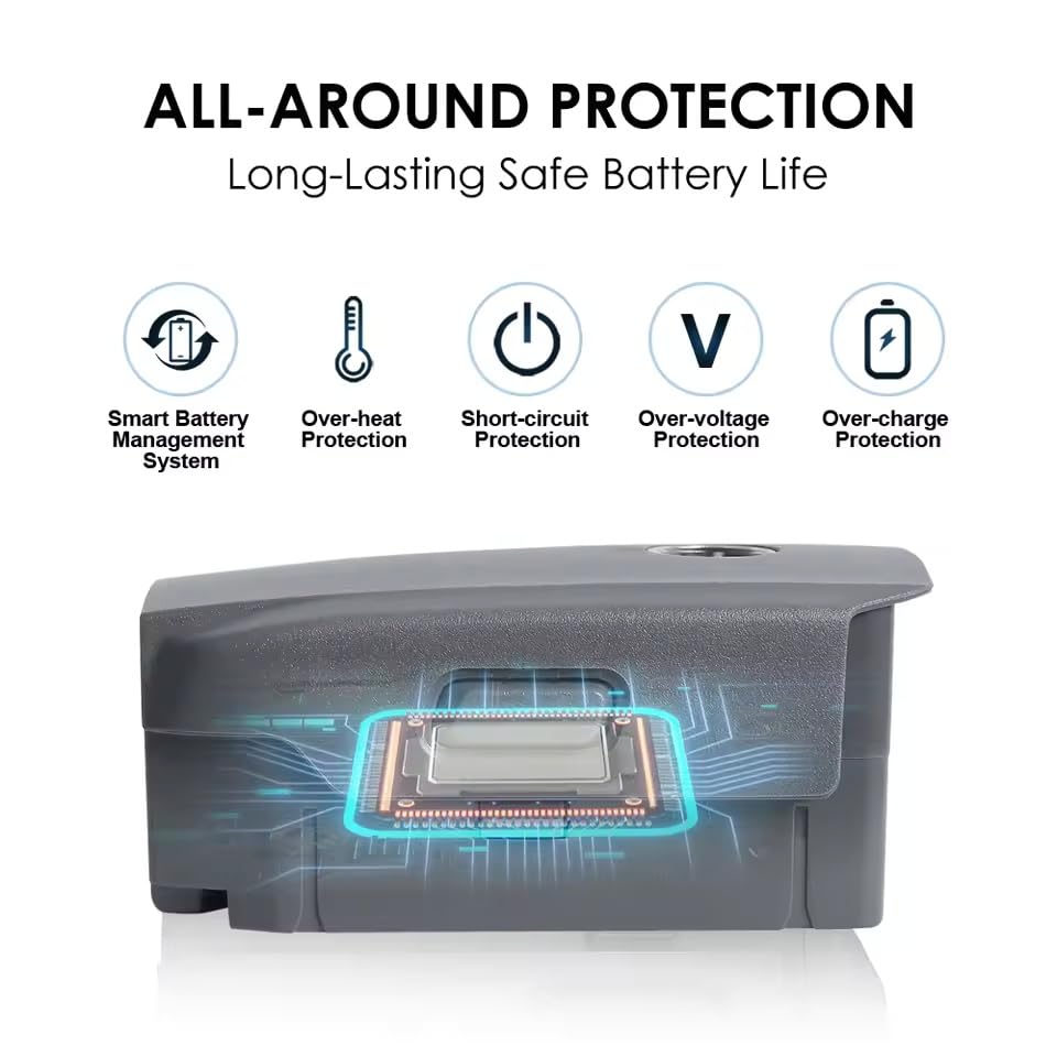 2 Pack Mavic Pro Battery, FB1-3830mAh-11.4V Intelligent Flight Replacement Batteries for DJI Mavic 1 Pro