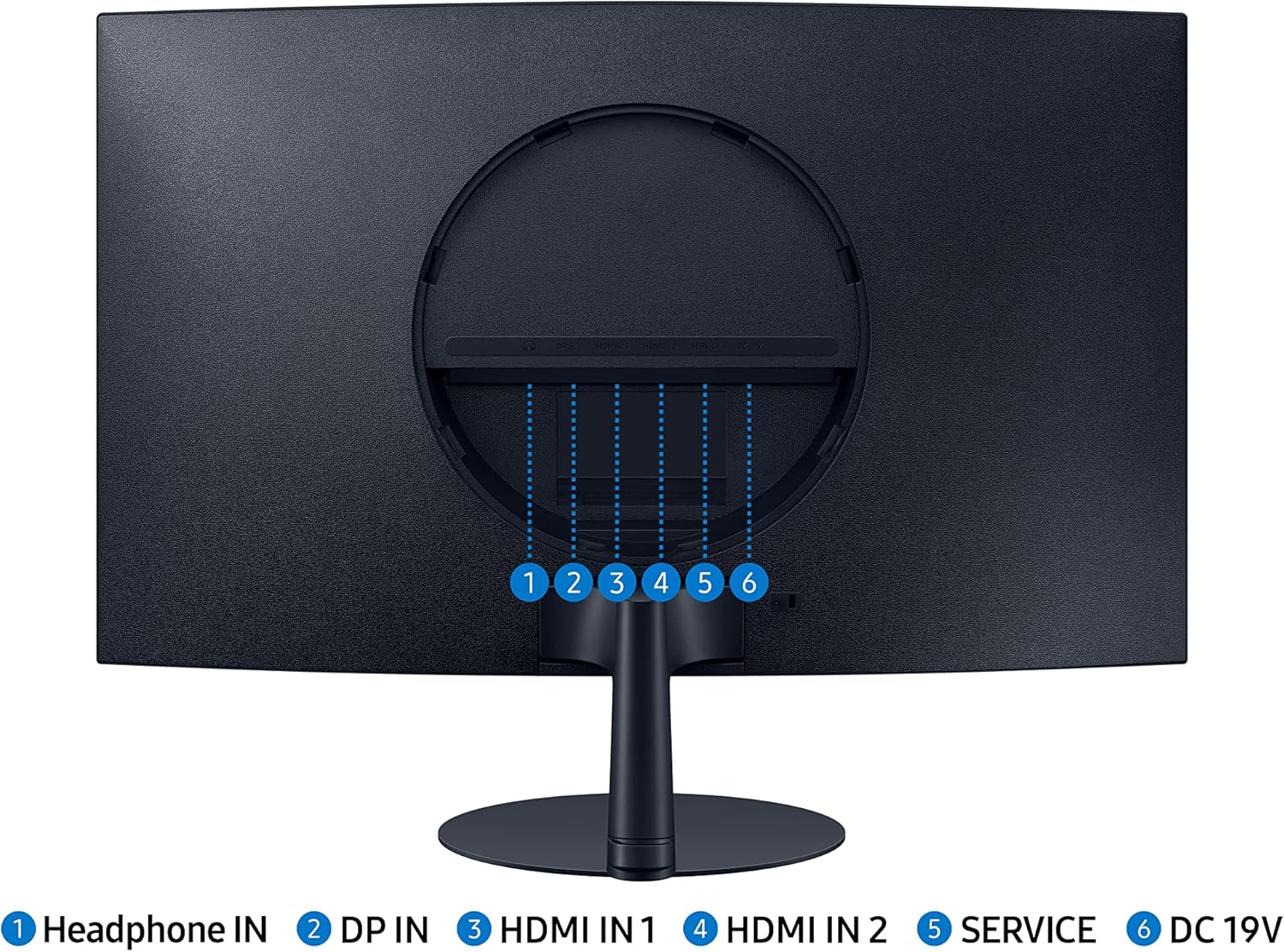 SAMSUNG 27-Inch S39C Series FHD Curved Gaming Monitor, 75Hz, AMD FreeSync, Game Mode, Advanced Eye Comfort, Frameless Display, Built in Speakers