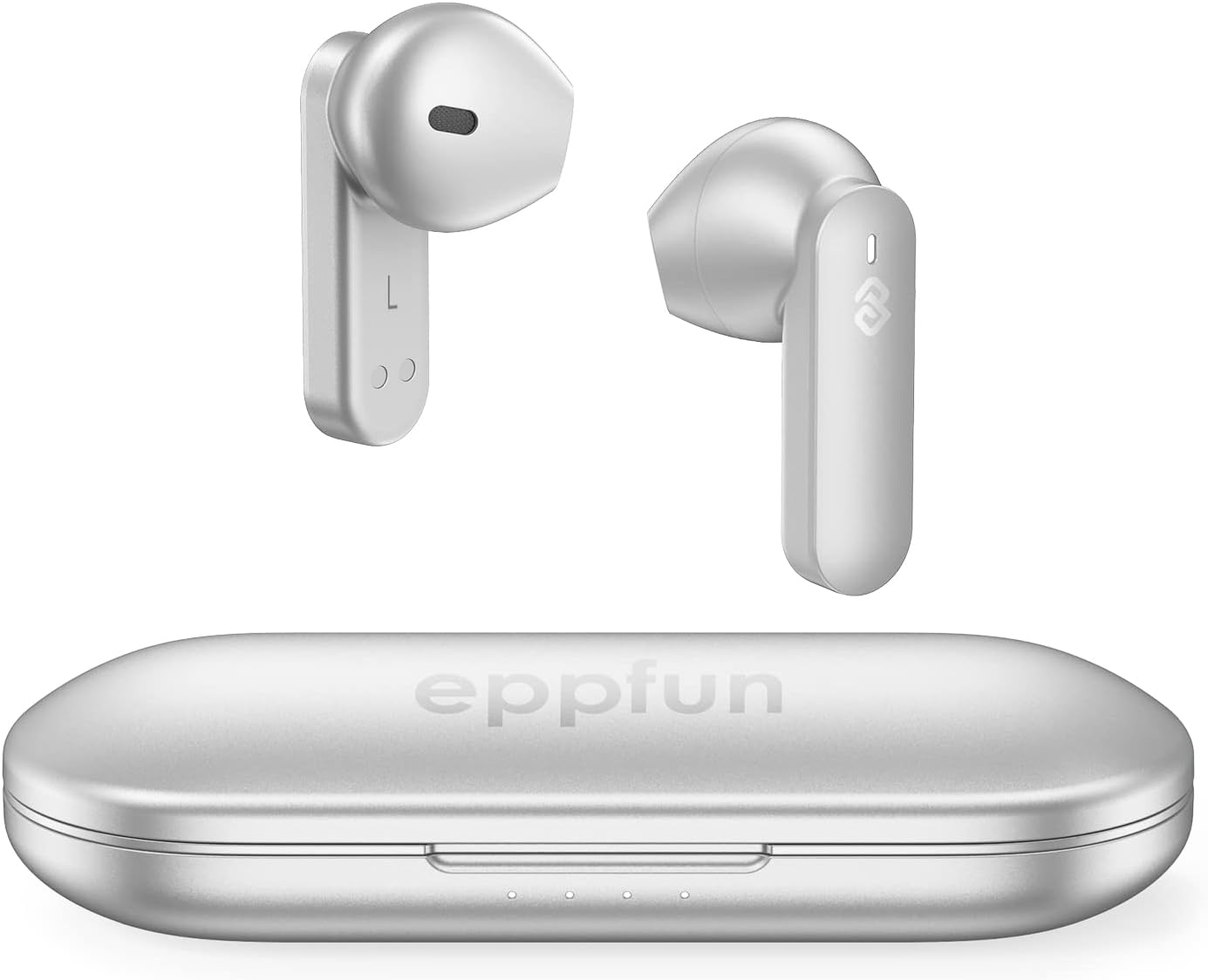 eppfun True Wireless Earbuds, Bluetooth 5.2 in-Ear Headphones, Qualcomm AptX-Adaptive HiFi Earbuds