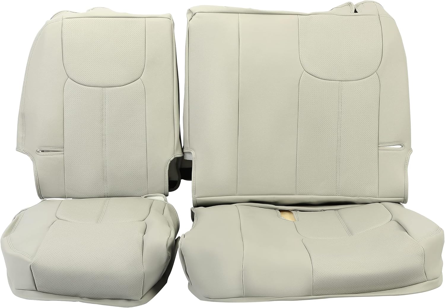 Kojem Gray Seat Cover Compatible with 2015-2018 Toyota Sienna (8 Passenger Sienna Only) 3 Rows 8 Seaters Full Artificial Leather Sets