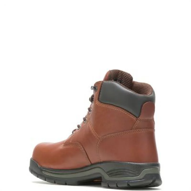 Wolverine Harrison Lace-Up Steel-Toe 6" Work Boot Men Brown - Curated Treasures Market