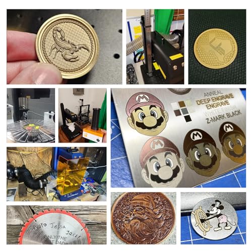 ComMarker US Stock B4 60 W JPT Mopa Fiber Laser Engraving Machine,Support Lightburn Laser Engraver with 2Lens