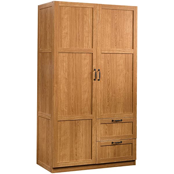 Sauder Large Storage Cabinet, Cinnamon Cherry Finish Cinnamon Cherry Cabinet