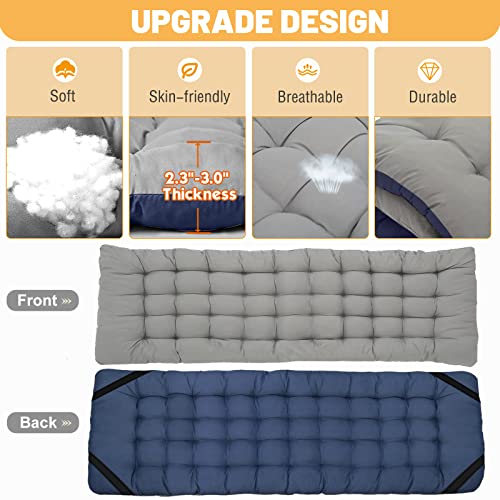 DoCred Folding Camping Cot with Mattress, 2 Pack Heavy Duty Folding Cot for Adults, Portable Sleeping Cot Bed Adults Outdoor Bed with Carry Bag