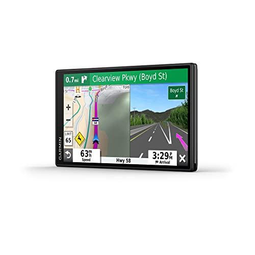 Garmin DriveSmart 55 and Traffic, GPS Navigator, 5.5” Display, Simple On-Screen Menus, Easy-to-See Maps
