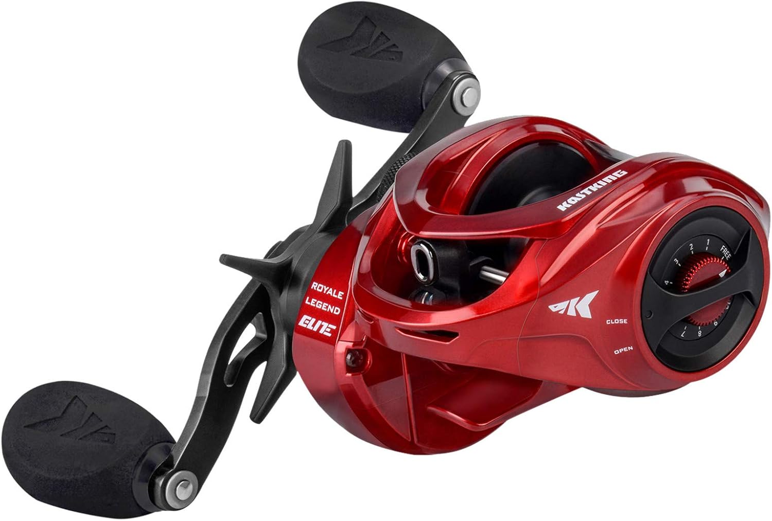 KastKing Royale Legend Baitcasting Reels - Elite Series Fishing Reel, Palm Perfect Compact Design, Ergo-Twist Opening, Swing Wing Side Cover