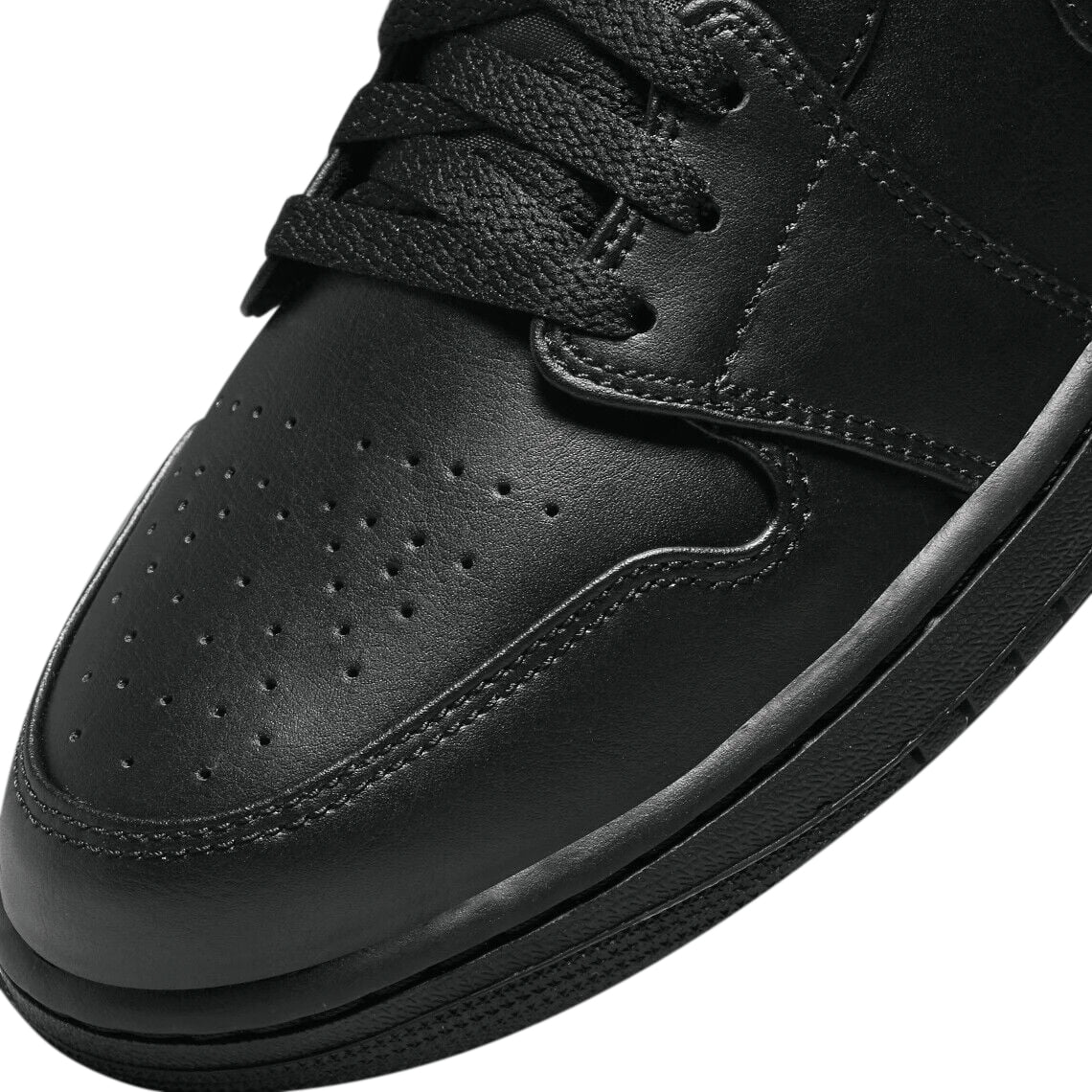 Men's Jordan 1 Mid Black/Black-Black (554724 093) - 9.5 - Curated Treasures Market
