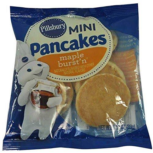 Pillsbury Maple Burst N Mini Pancake, 3.17 Ounce - 72 per CASE.