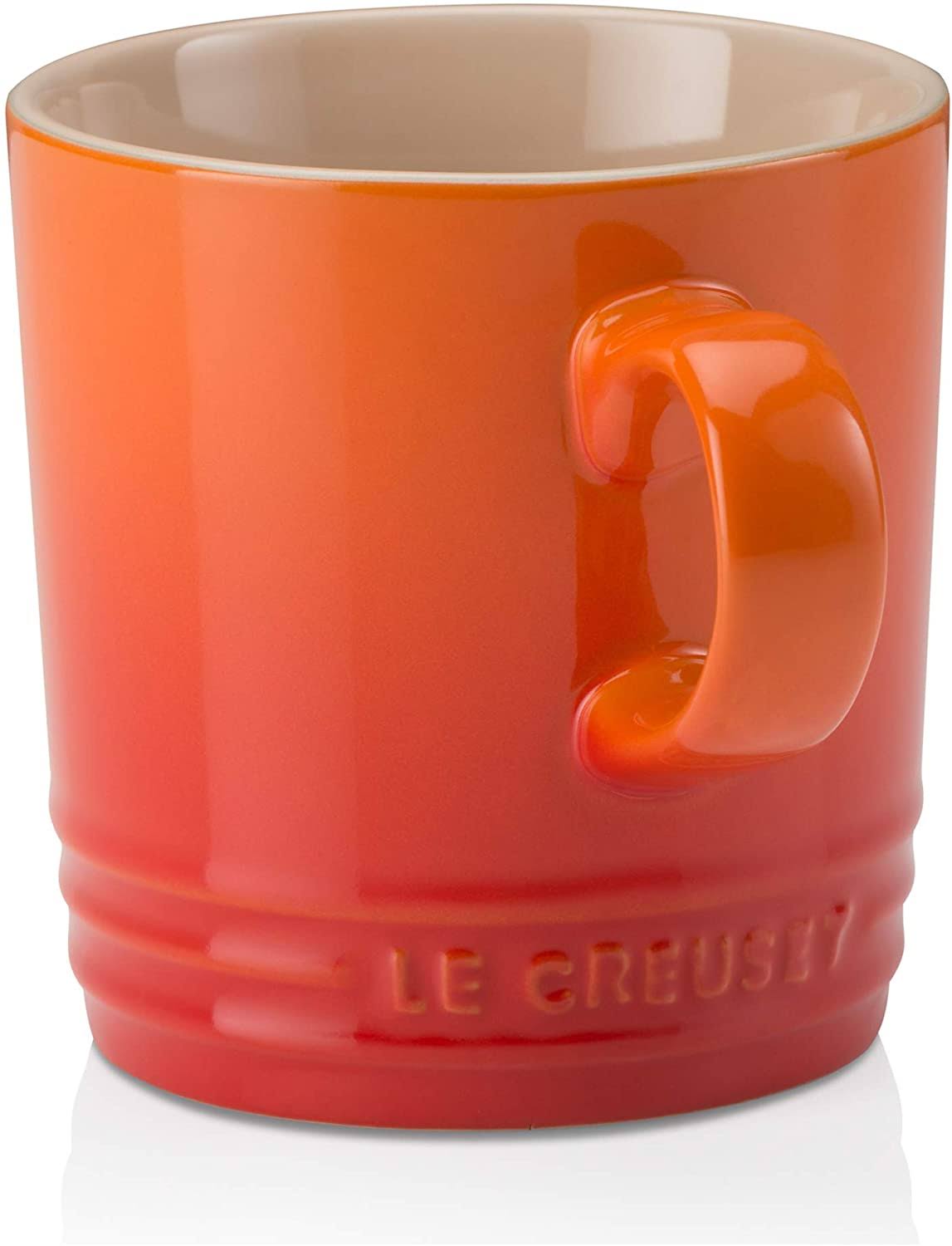 Le Creuset Stoneware Mug, 350 mL, Volcanic Orange