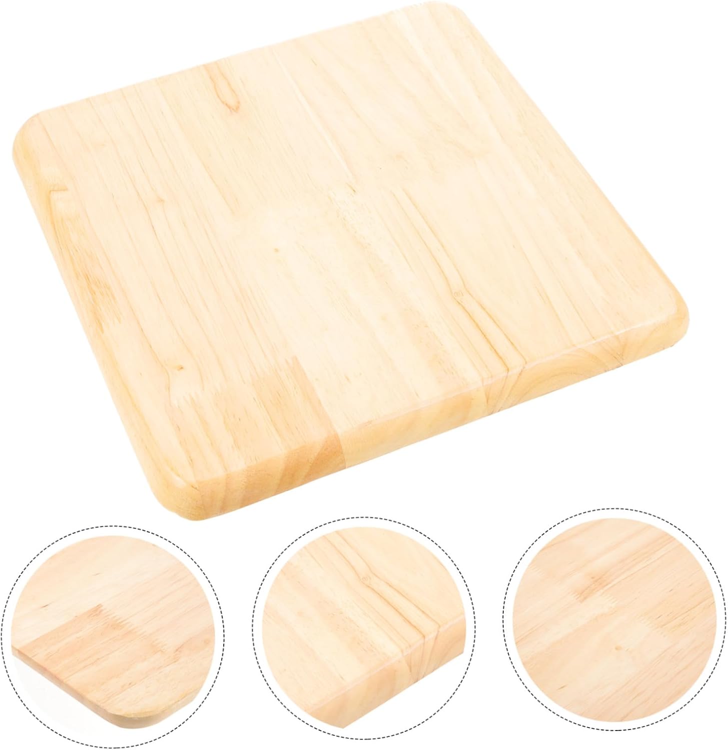 DOITOOL Square Stool Home Stool Seat Replacement Square Dining Table Stool Seat Replacement for Wooden Stool Square Wooden Chair Seat Replacement