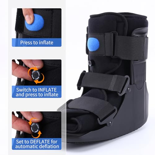 Inflatable Walking Boot, Air Cam Walker Fracture Boot Orthopaedic boot for Sprained Ankle