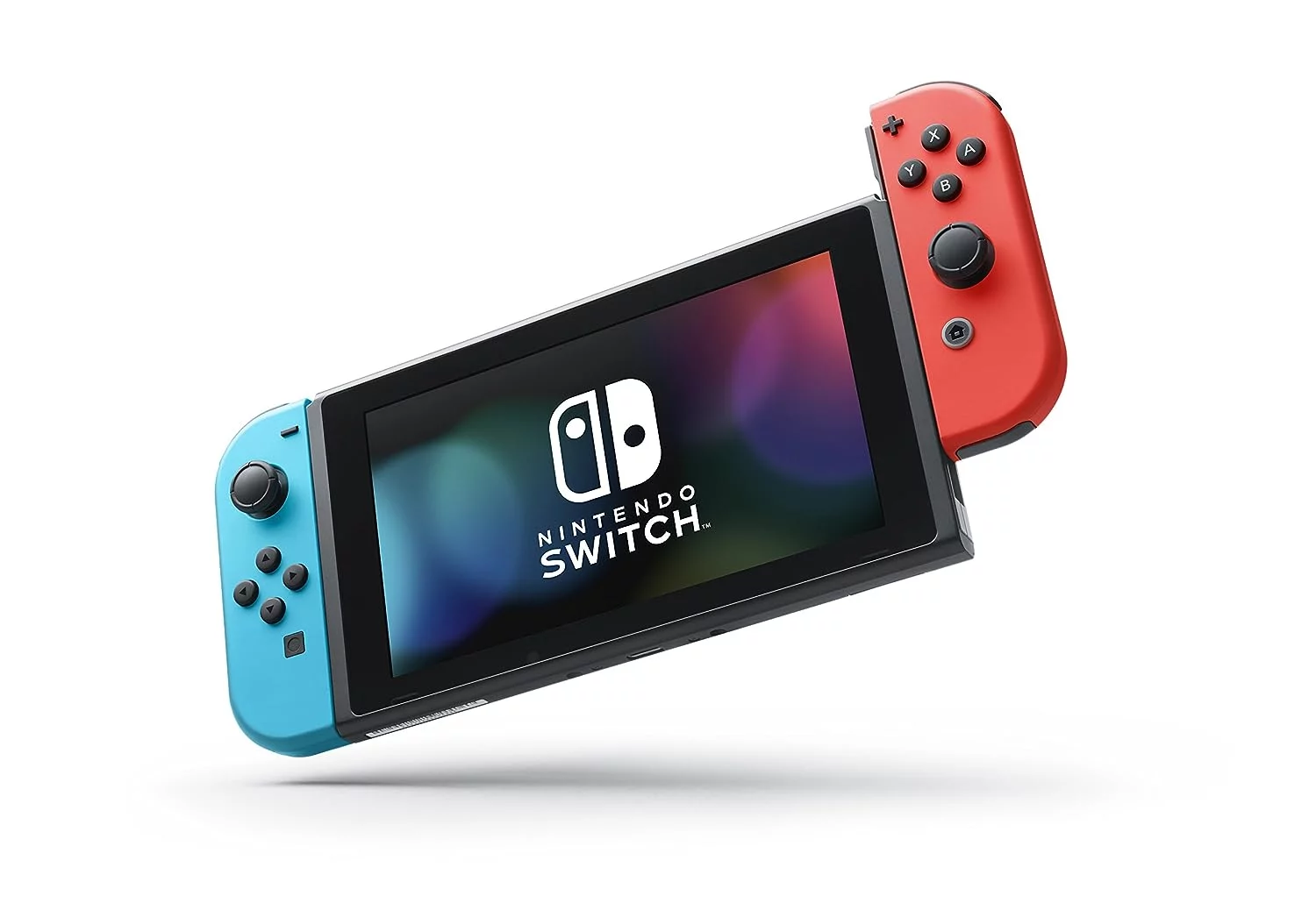 Nintendo Switch w/Neon Blue & Neon Red Joy-Con with Mario Kart 8 Deluxe Game