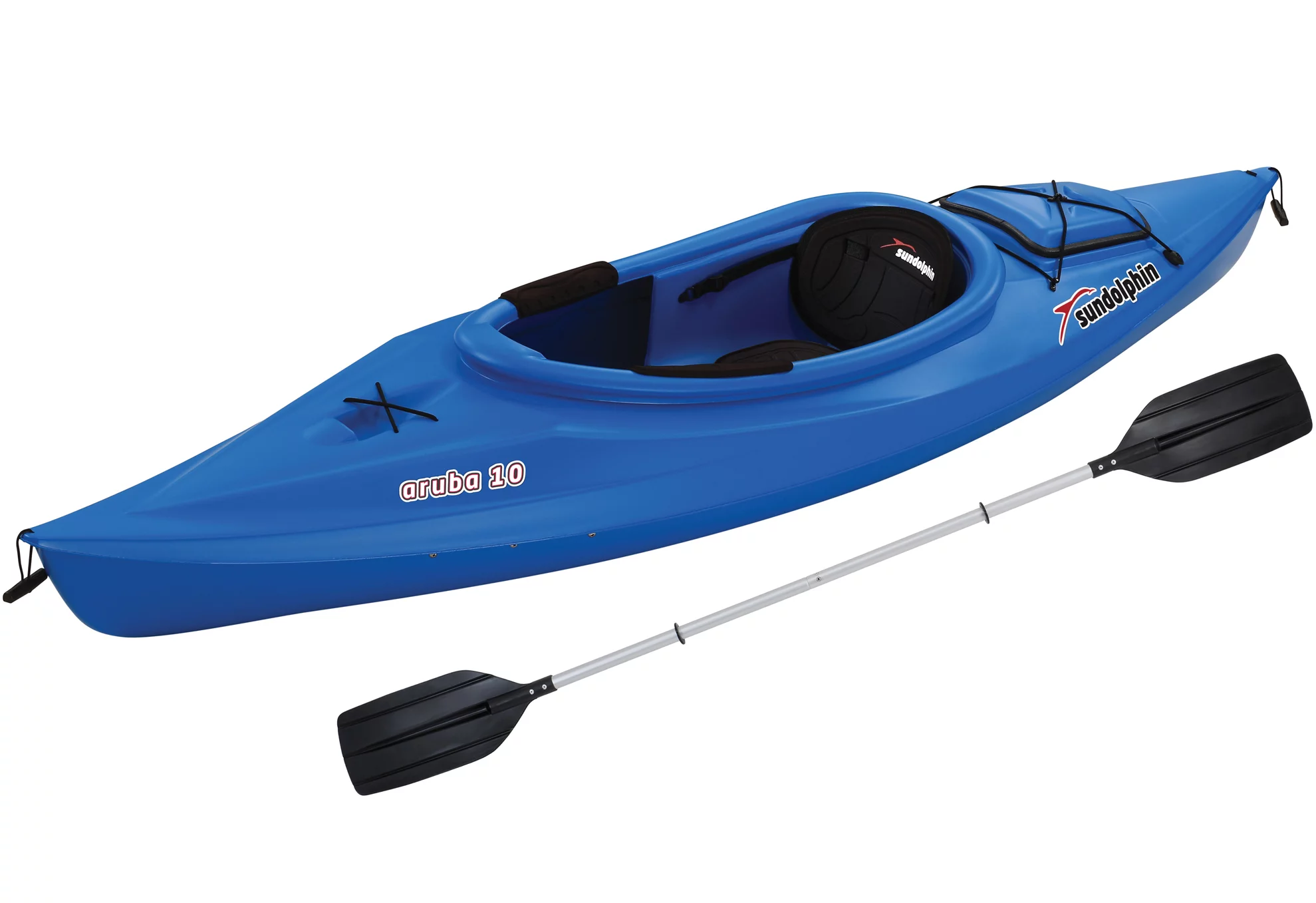 Sun Dolphin Aruba 10' Sit-in Kayak Blue, Paddle Included