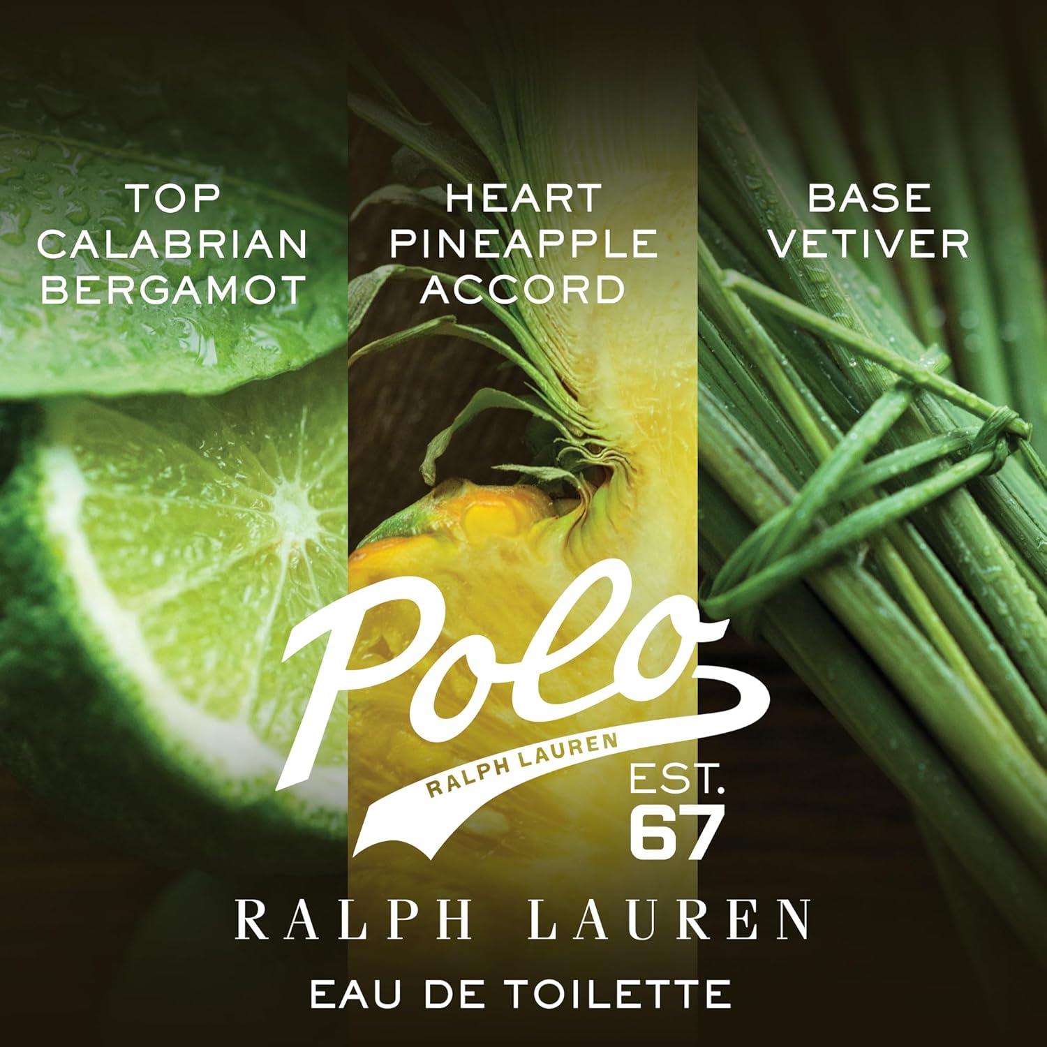 Ralph Lauren - Polo 67 - Eau de Toilette - Men's Cologne Refill Bundle - Woody & Solar Scent - With Sunflower, Bergamot, & Patchouli - Full Size