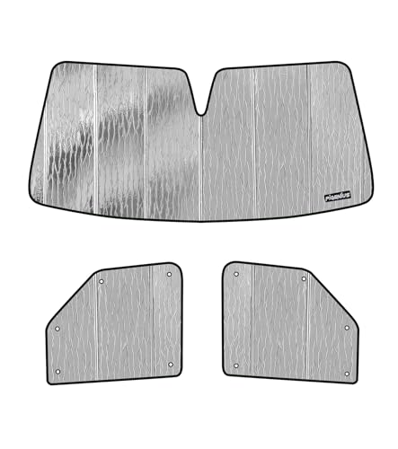 Window Sun Shade for 2011-2020 Toyota Sienna, Premium Folding Sunshade（Full Set