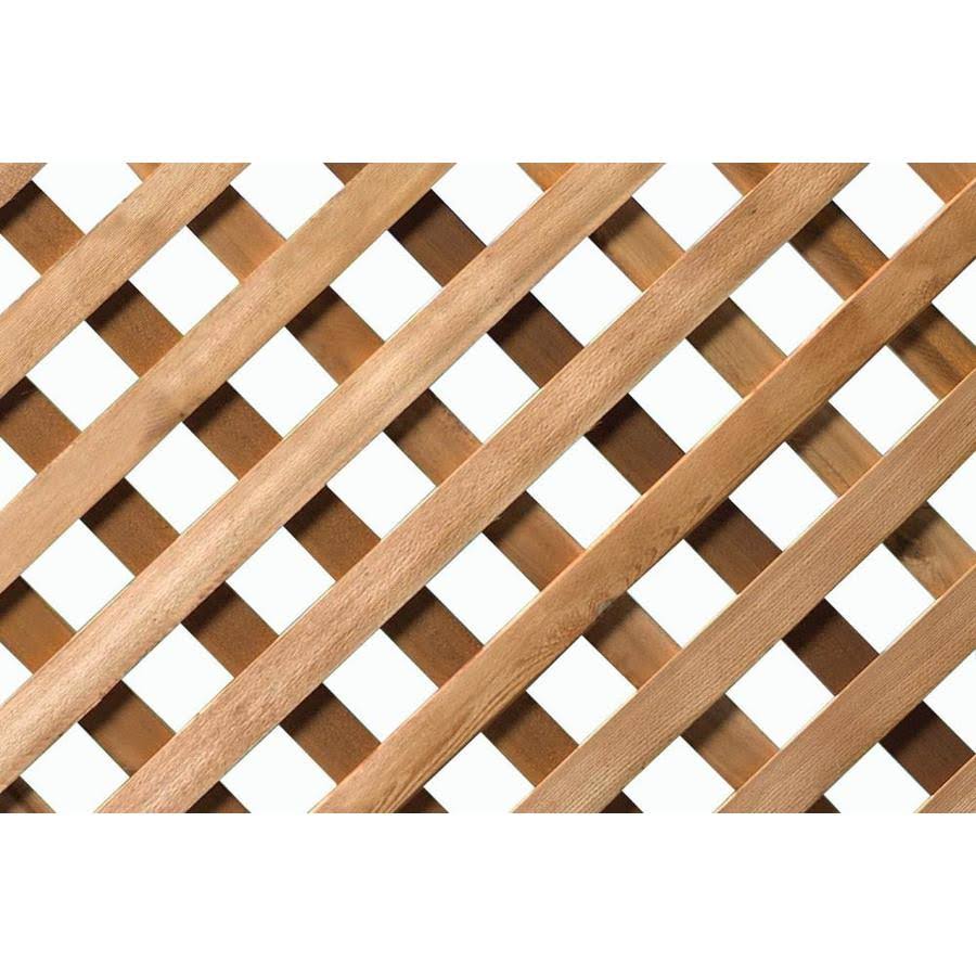 Lowe&s 4x8 Cedar Lattice Premium Privacy | LBR-132402 - Avayadevconnect
