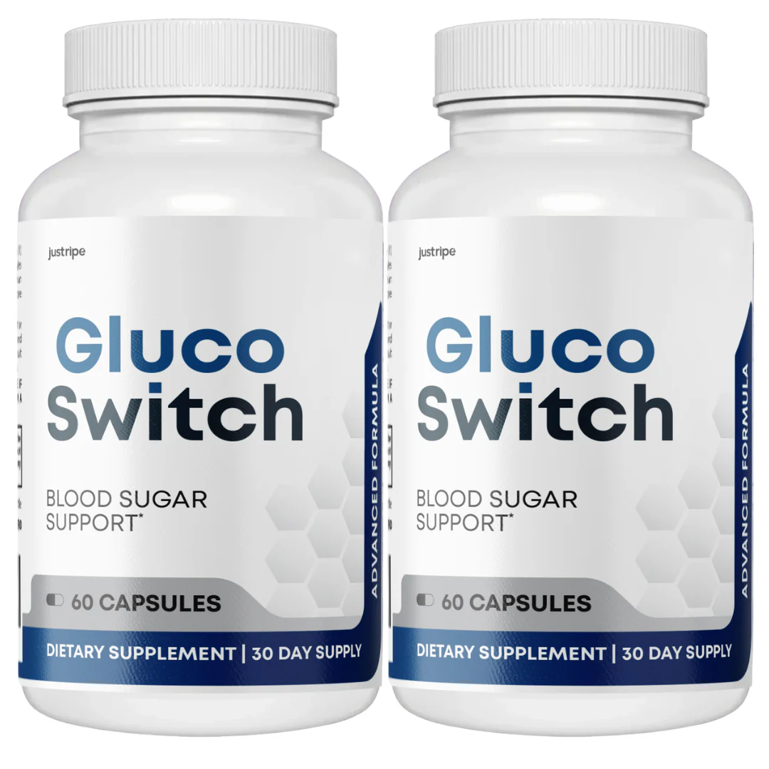 Gluco Switch - Blood Sugar Support Supplement, GlucoSwitch - 2 Bottles - Kansas Nuitrition - HNZSDS