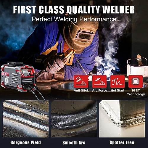 AWT Stick Welder 155Amp Mini Welder 2 in 1 ARC Welder/Lift TIG Welding Machine 110/220V with VRD