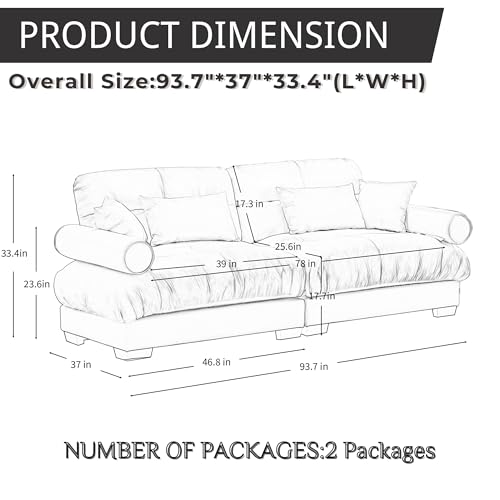 130" Modular Sectional Sofa,Velvet Upholstered Couches for Living Room,3 Seater Green Sofa Couch with Movable Ottoman