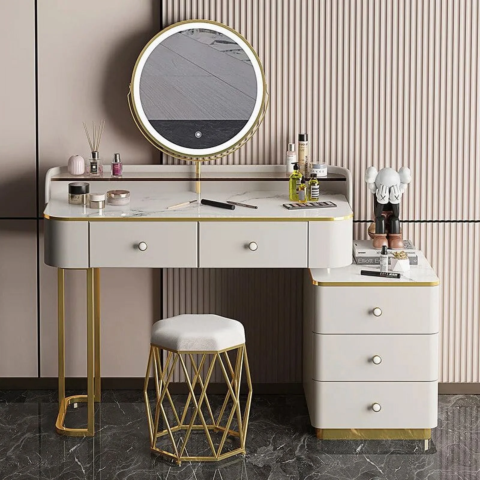 Multifunctional Storage Cabinet Bedroom Dressing Table Furniture Bedroom Dressers Dressers Tocador Maquillaje Home Furniture
