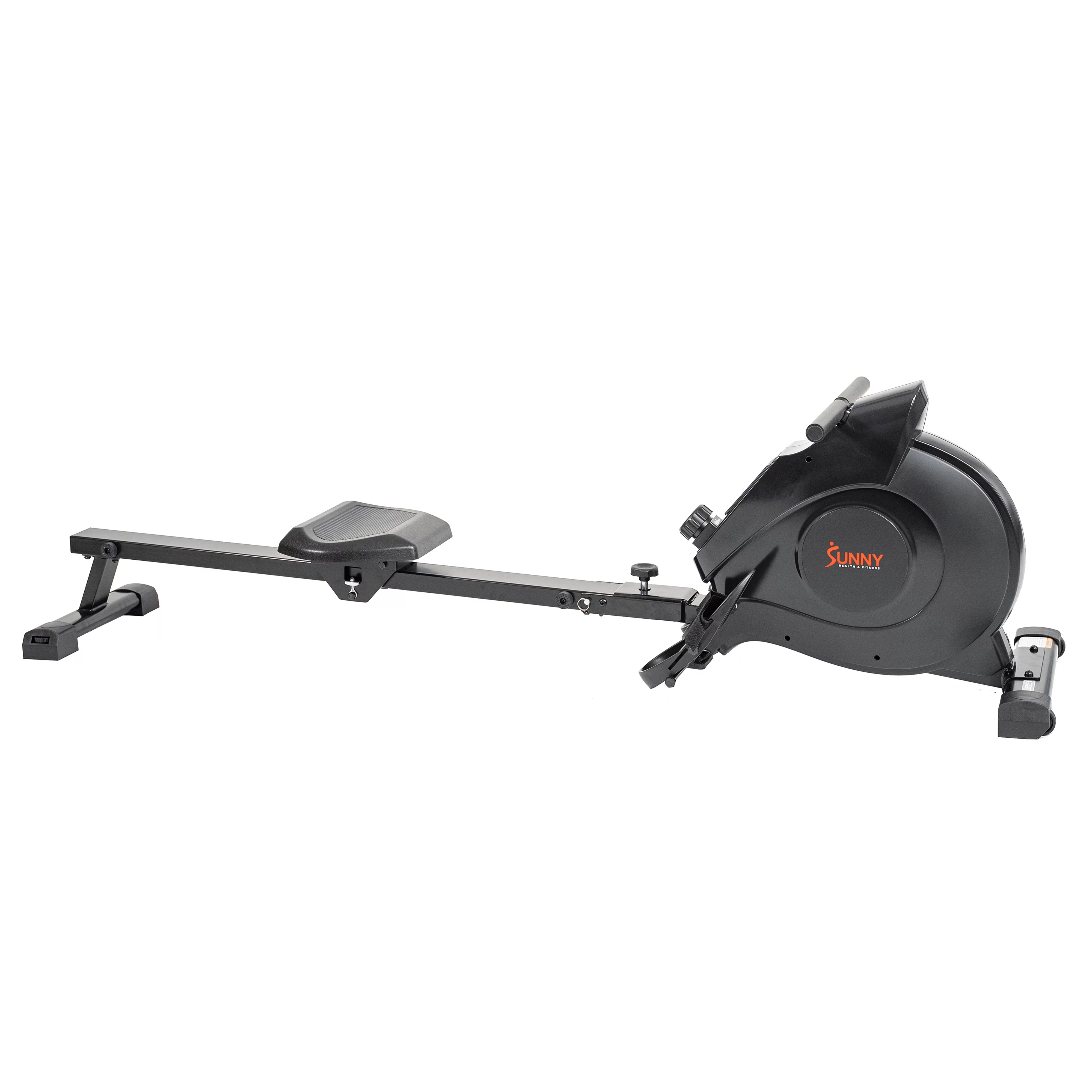 Sunny Health & Fitness Smart Magnetic Rowing Machine with Extended Slide Rail with Optional Exclusive SunnyFit® App Enhanced Bluetooth Connectivity