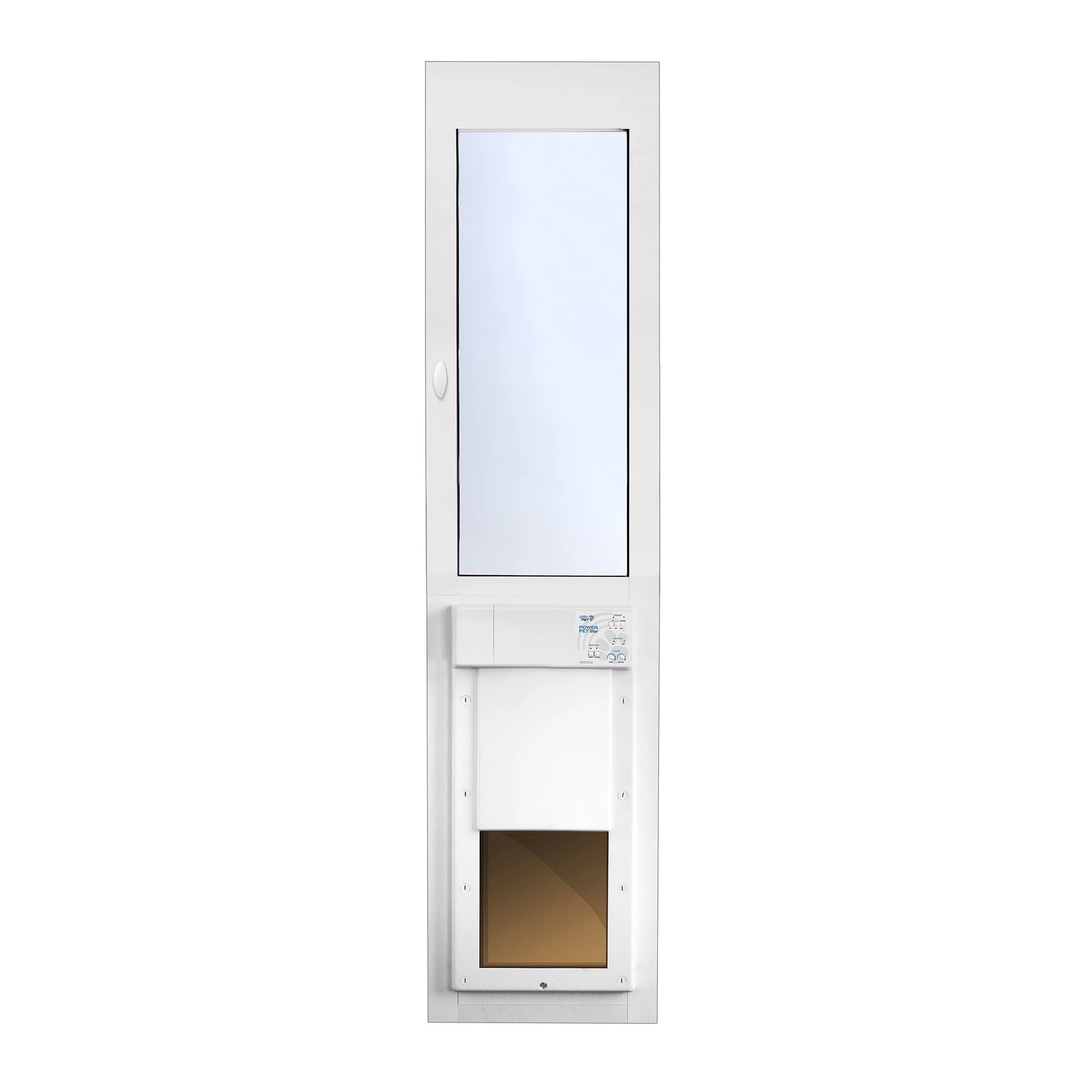 High Tech Pet Power Pet Patio Panel for Sliding Glass Door Installations, Double Pane, Low E, Lg Reg Height (81.25" x 14")