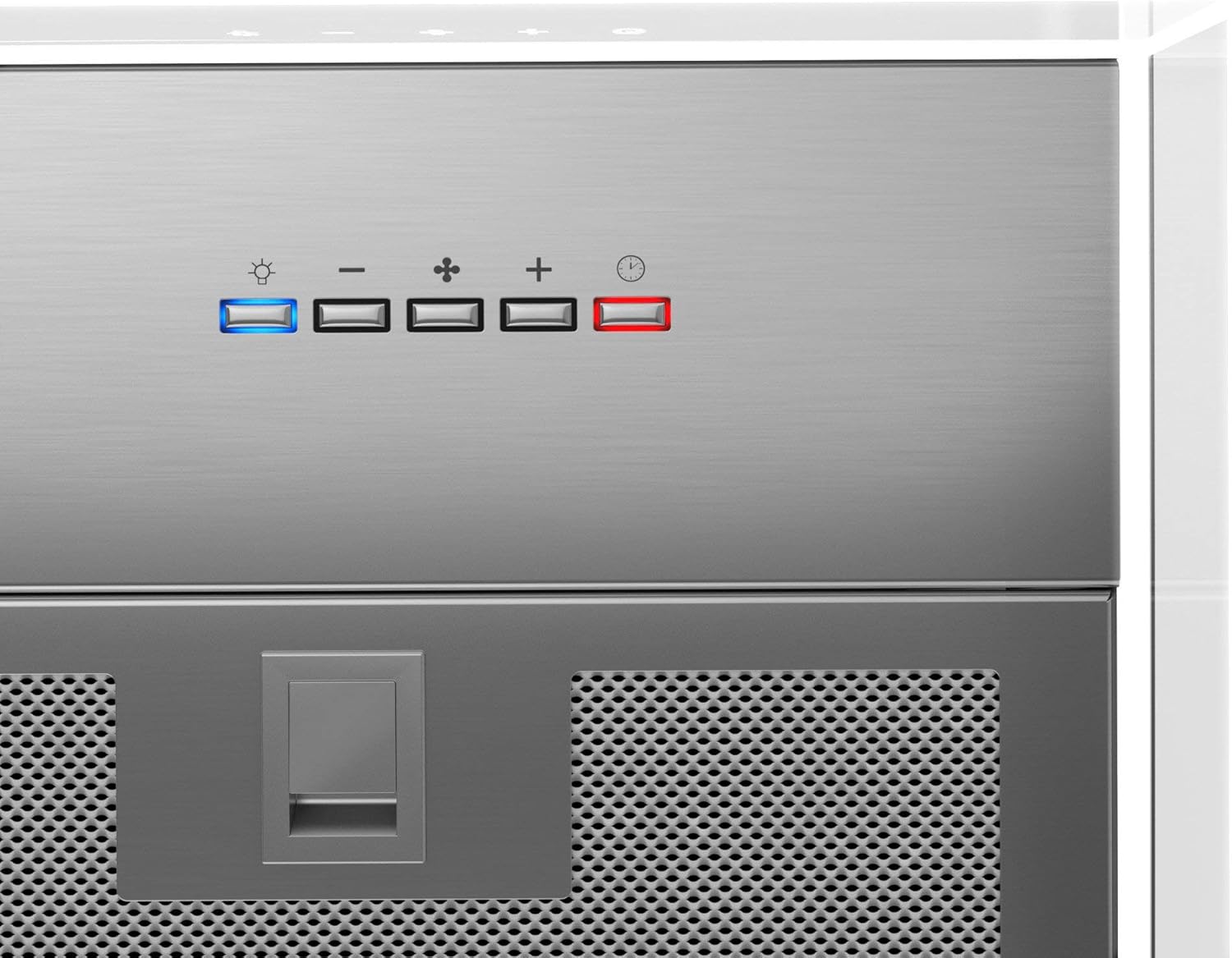Futuro Futuro Island Mount DUCTLESS ONLY Range Hood 48" | Perimeter White | Vent Hood | Modern Italian Exhaust Hood |Remote Control, LED