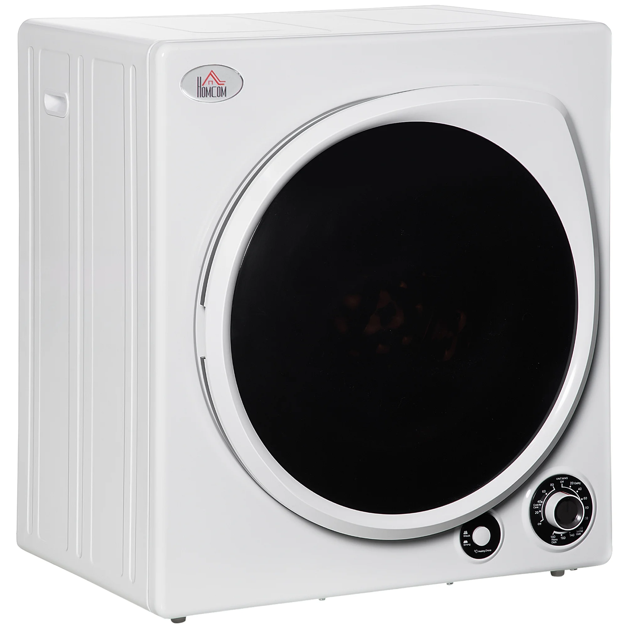 HOMCOM Dryer Machine, 1350W 3.22 Cu. Ft. Portable Clothes Dryer w/ 5 Modes