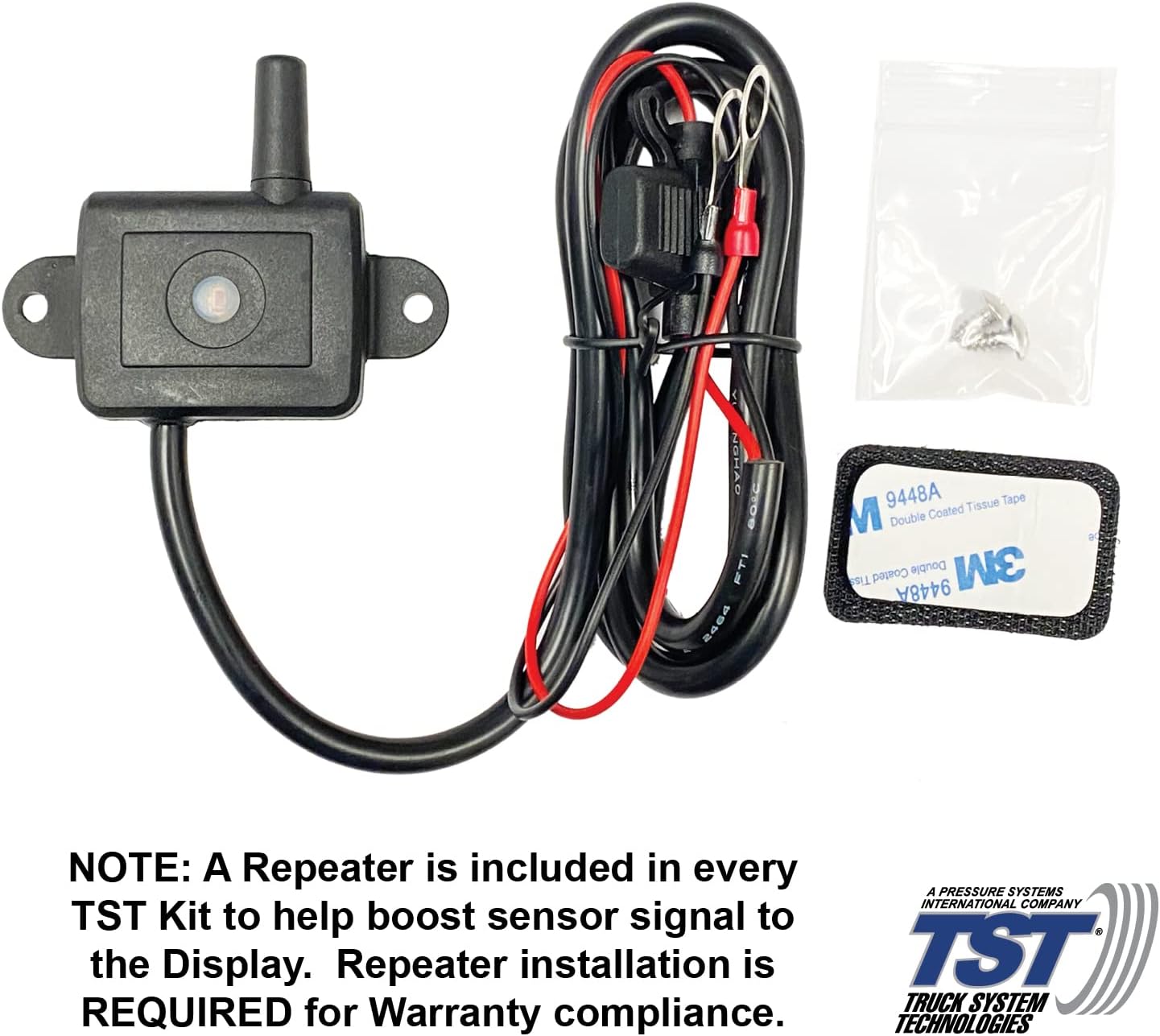 Truck Systems Technology TST 507 Tire Pressure Monitor w/ 12 Cap Sensors with Color Display