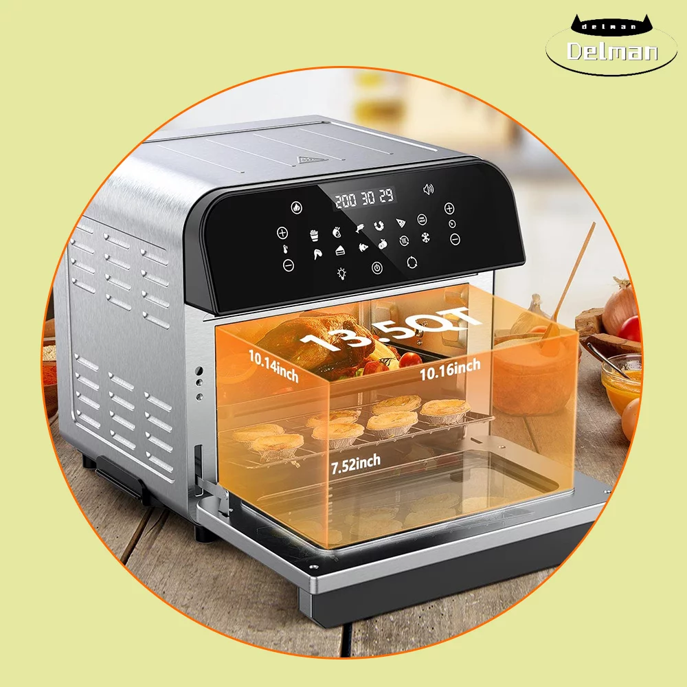 Air Fryer Oven, 12-in-1 Xl Large Air Fryer Convection Oven