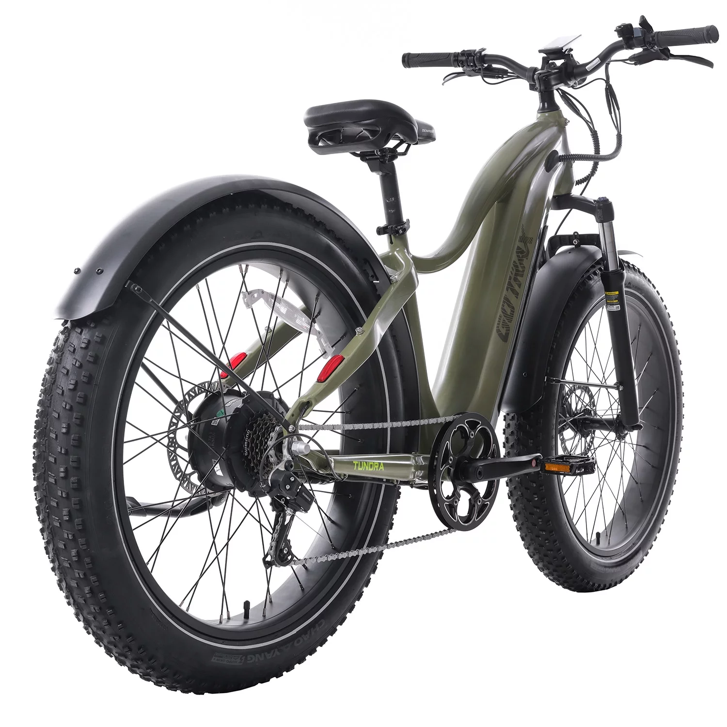 GOTRAX Tundra Electric Bike for Adults, 750W 48V 26 x 4 Fat Tire Adult Dirt Electric Bicycle, 20MPH All Terrain Electric Mountain Bike, Step over