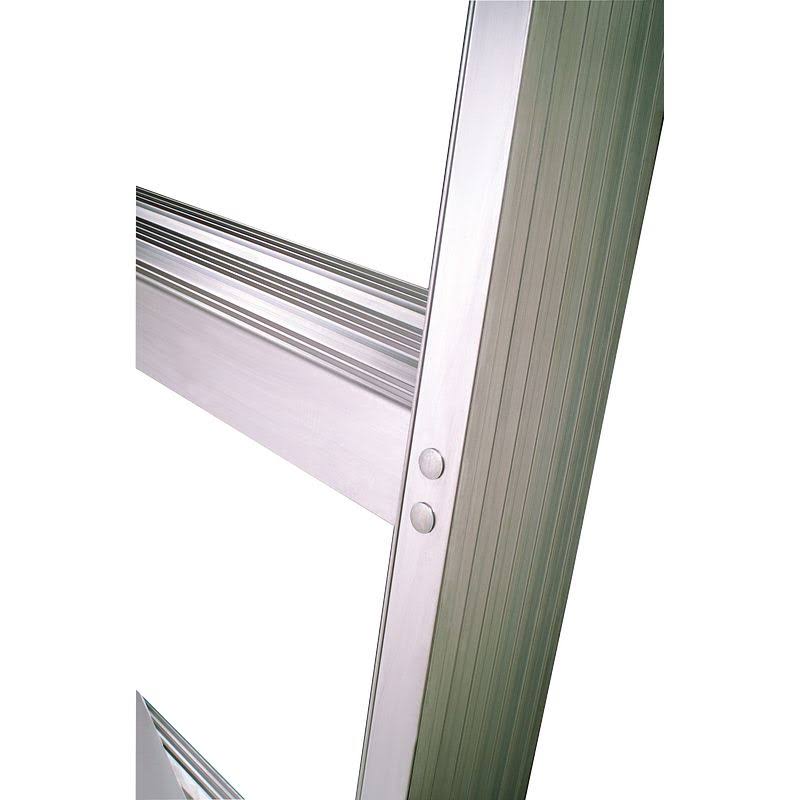 Werner 373 3 ft Aluminum Stepladder, 300 lb Capacity