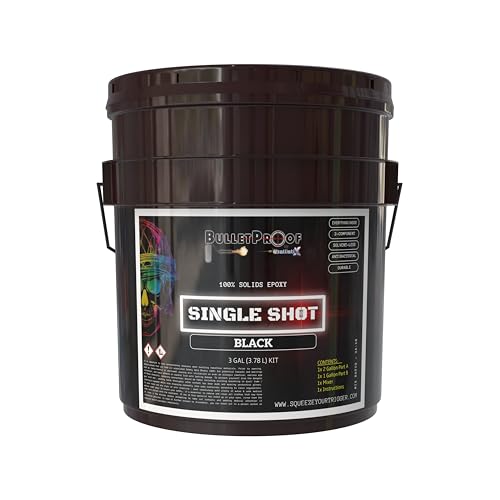 BP Resins: Single Shot |100% Solids Epoxy Resin Kit (3 Gallon) Solvent-Less, Two Component Gloss Coat Finish- Low VOC! Industrial Use, Garages