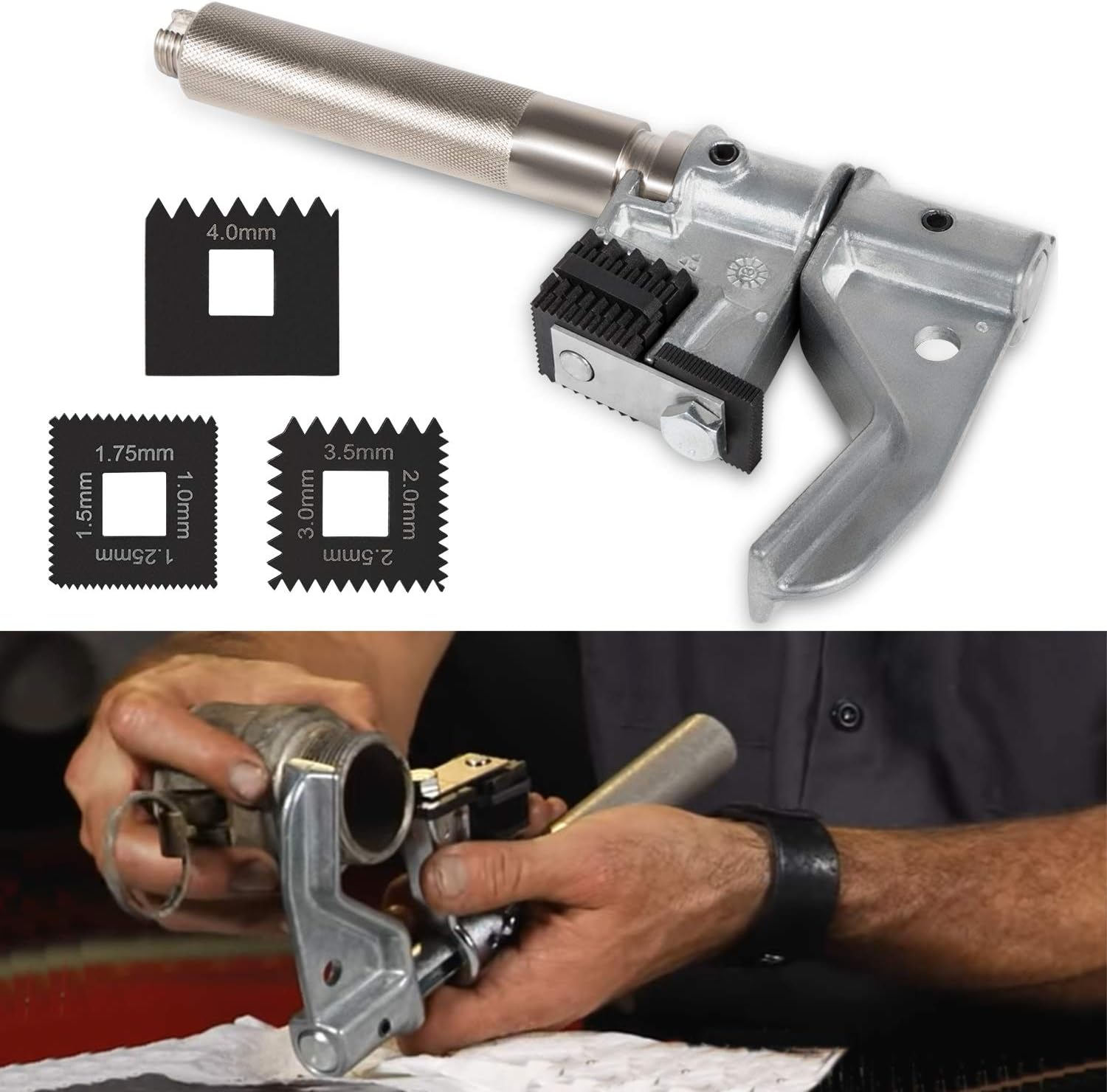 Camoo 7402 Universal Outside Thread Chaser Thread Repair Tool & 202817 Metric Die Set Replace to OTC 7402, 202817
