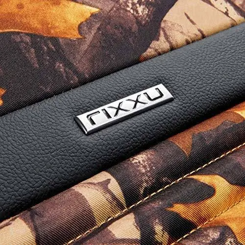Rixxu - Camo Series 1st Row Brown Camo Seat Covers with Black Sides