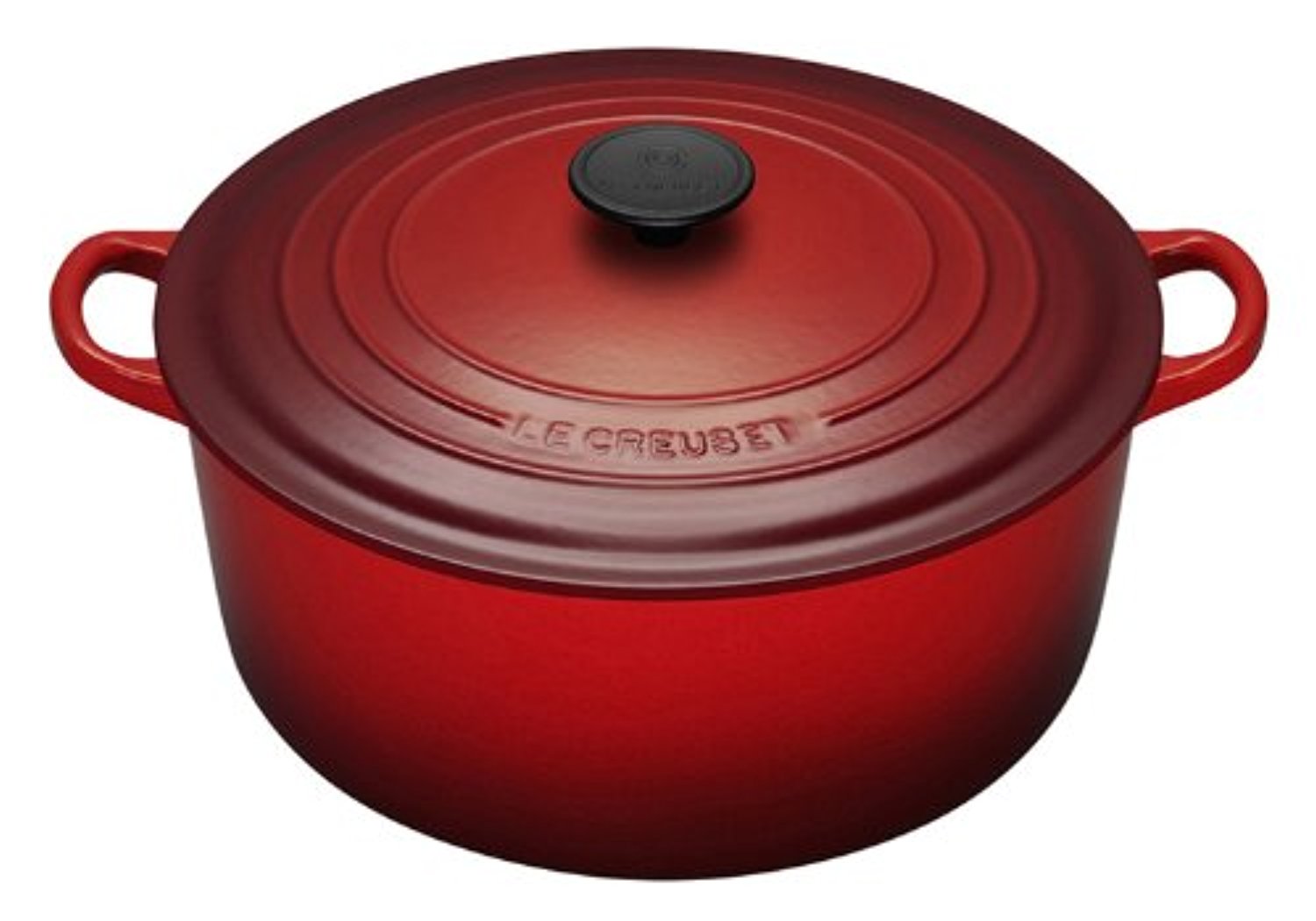 Le Creuset Enameled Cast Iron Round French Oven (5 1/2 Quart, Cherry Red)
