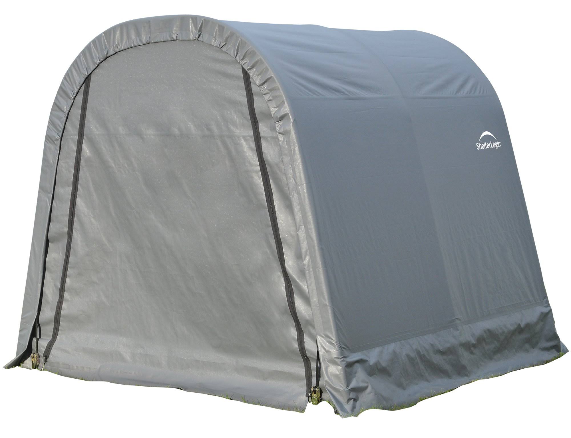 ShelterLogic 11x12x10 ft. Round Style Shelter-gray