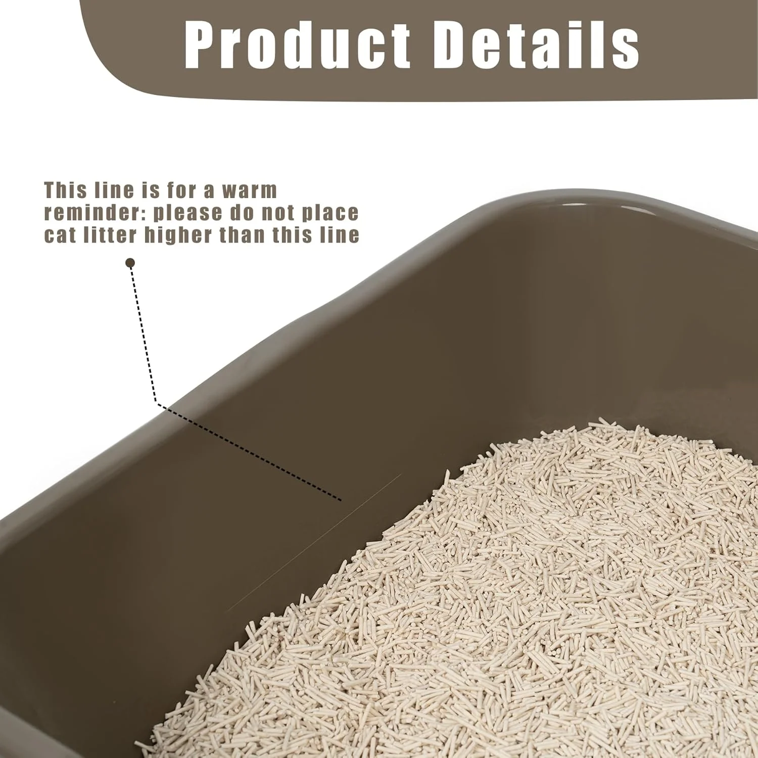 2 Pack Extra Large Dog Litter Box Pan Tray (ABS Material), Low Entry Jumbo Senior Litter Boxes for Multiple Kitten Big Cats